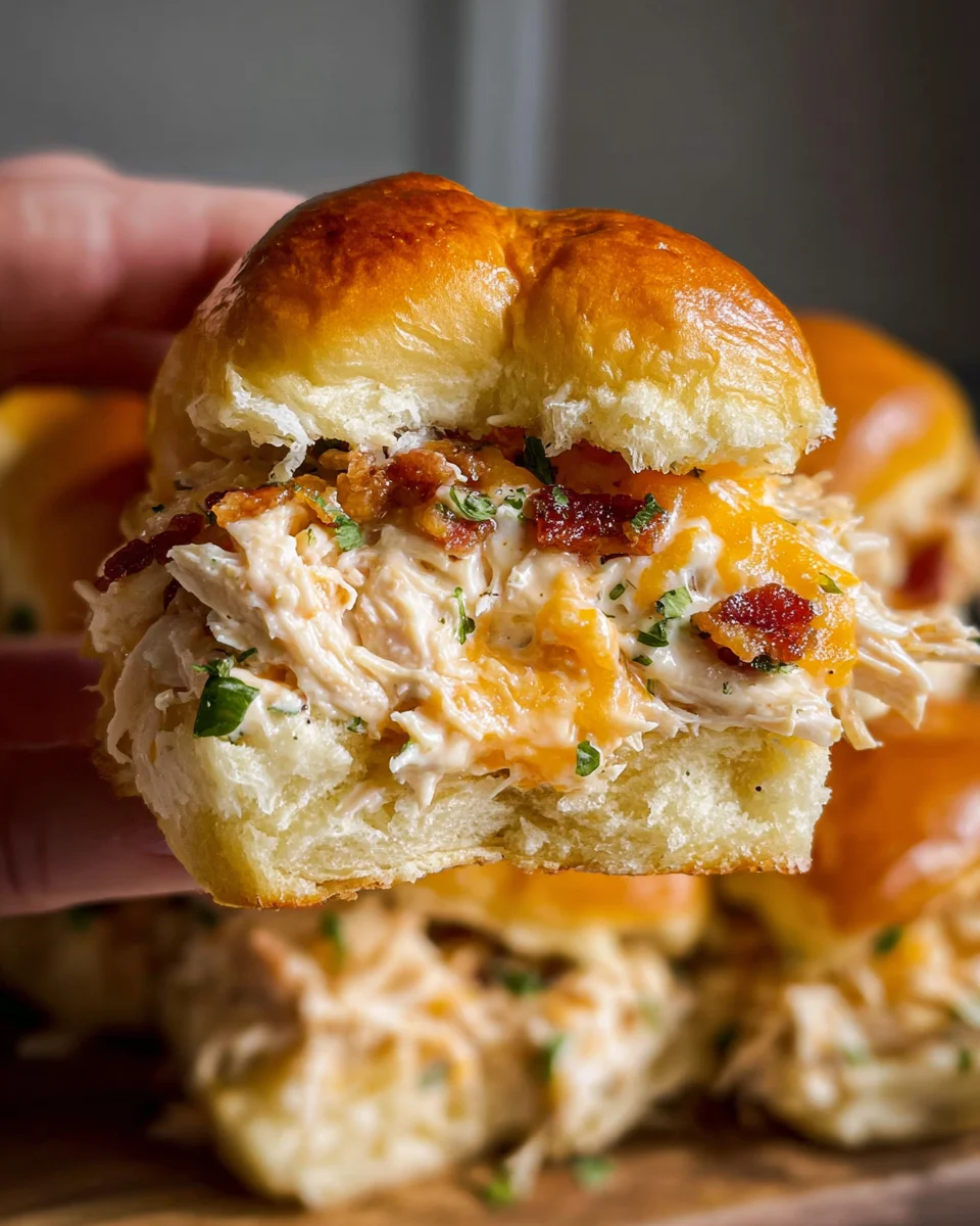 Crack Chicken Sliders