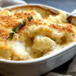 Creamy Baked Cauliflower Gratin