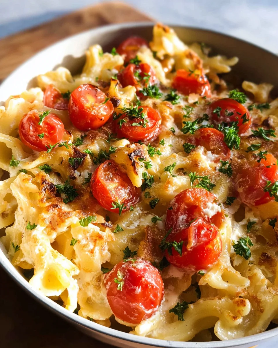 Creamy Boursin Cheese Baked TikTok Pasta