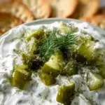 Creamy Dill Pickle Cottage Cheese Dip