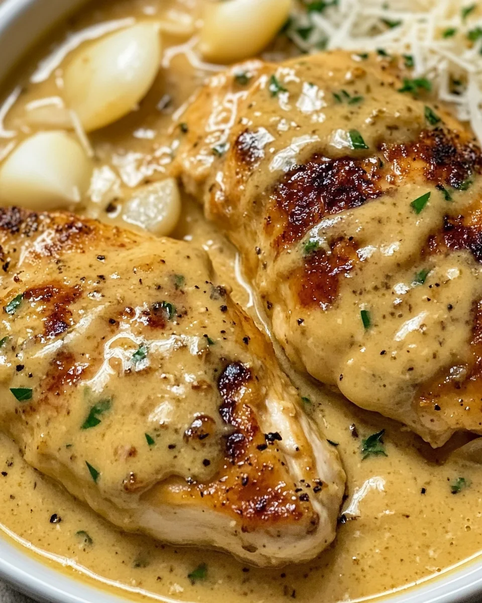 Creamy Garlic Chicken 19 Creamy