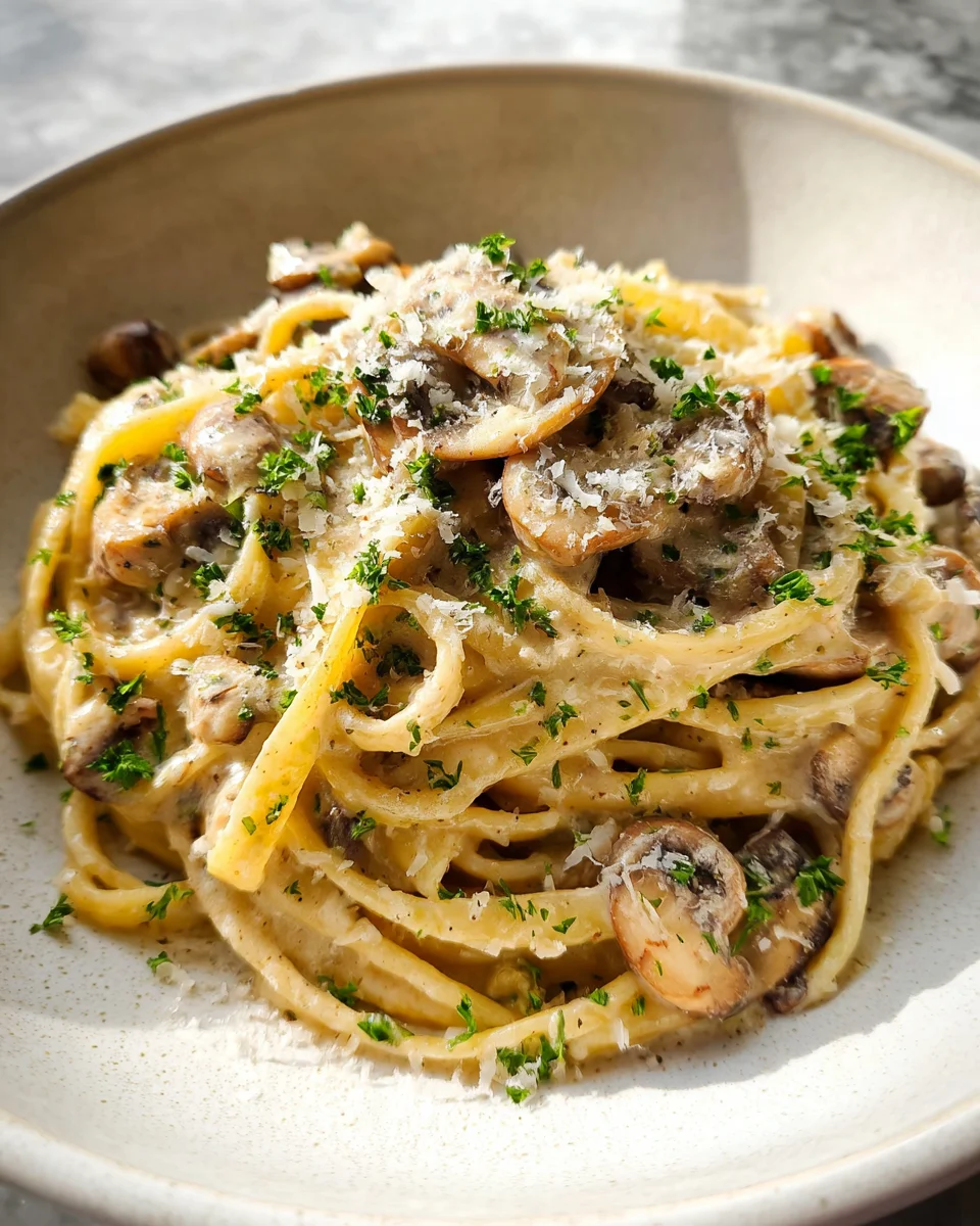 Creamy Mushroom Pasta