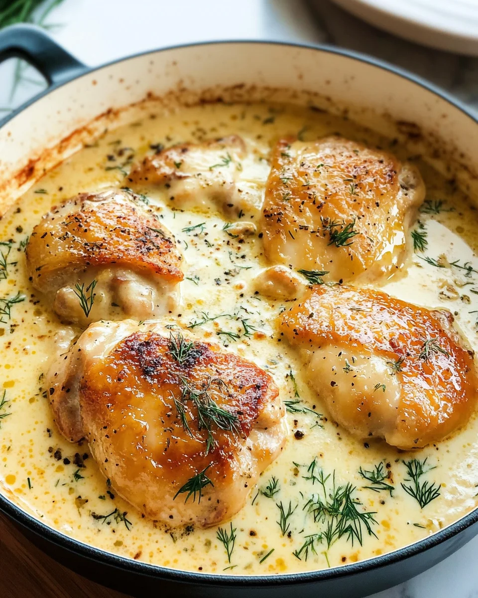 Creamy Oven Baked Chicken Thighs 25 Creamy Oven Baked Chicken Thighs