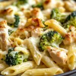 Creamy Rotisserie Chicken Broccoli Pasta