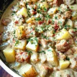 Creamy Sausage and Potatoes