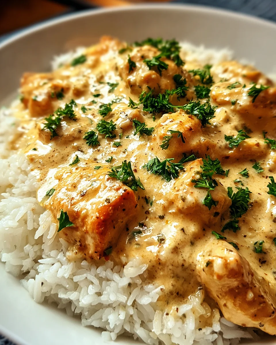 Creamy Smothered Chicken and Rice 22 Creamy Smothered Chicken and Rice