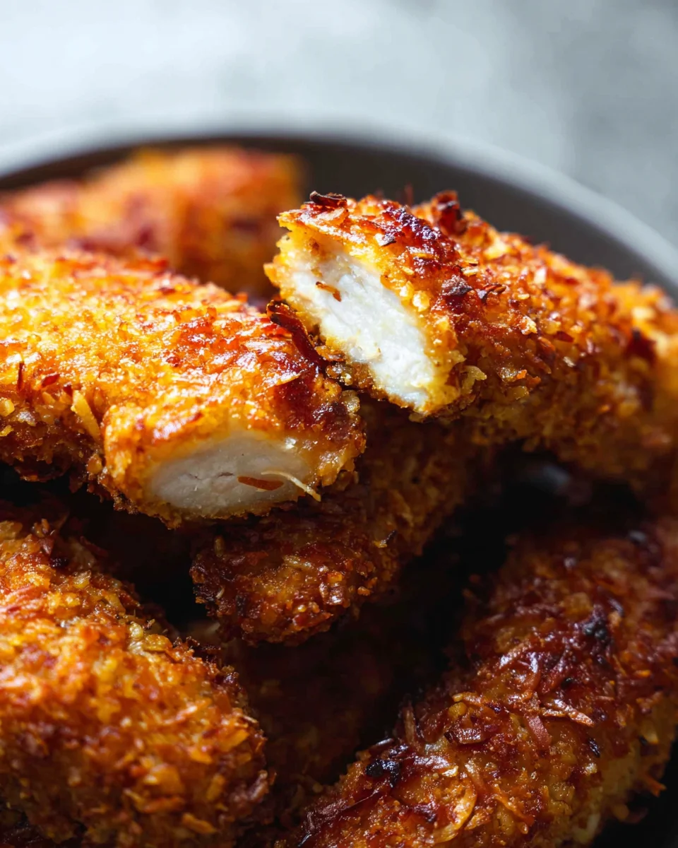 Crispy Coconut Chicken Tenders
