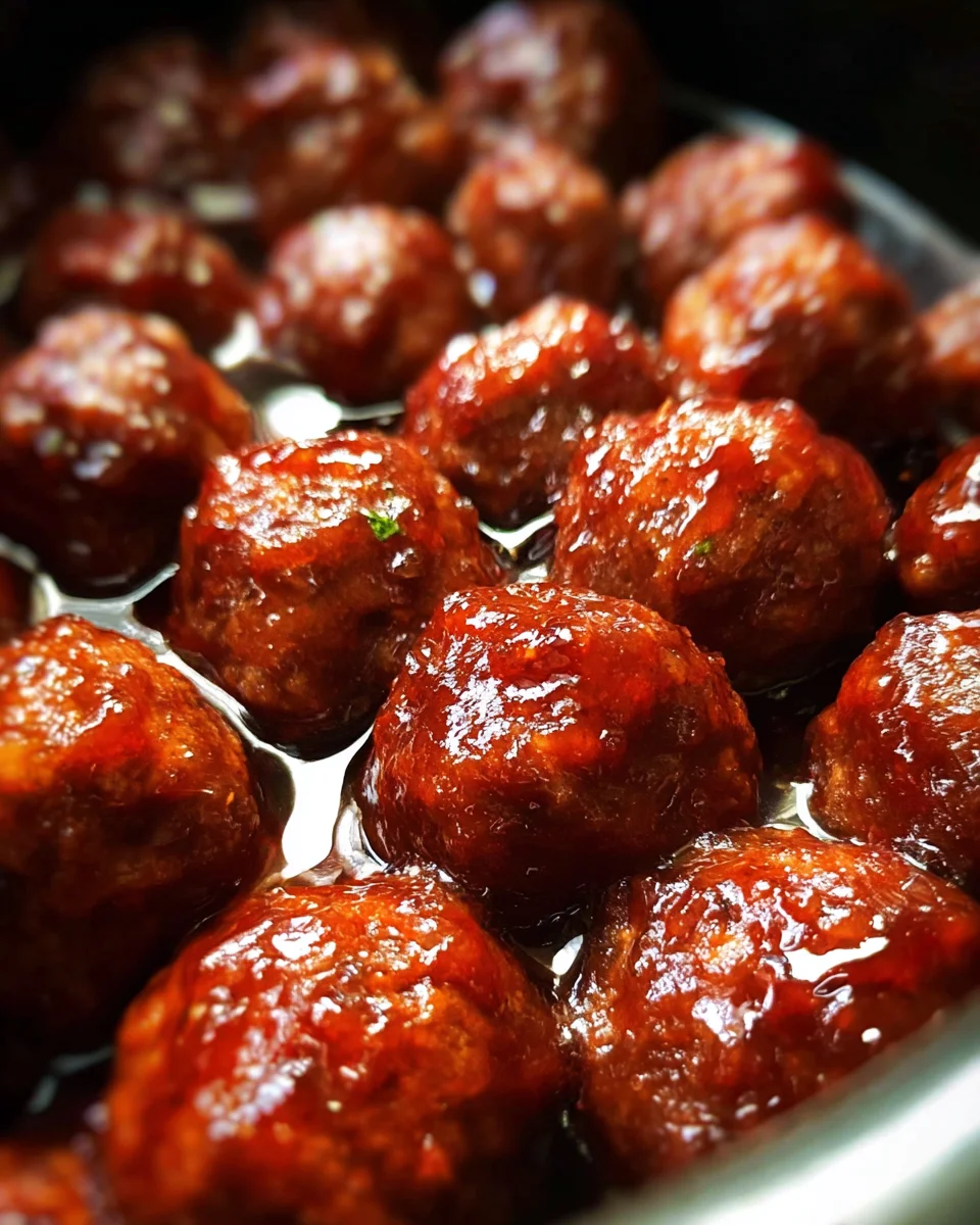 Crockpot Bbq Meatballs