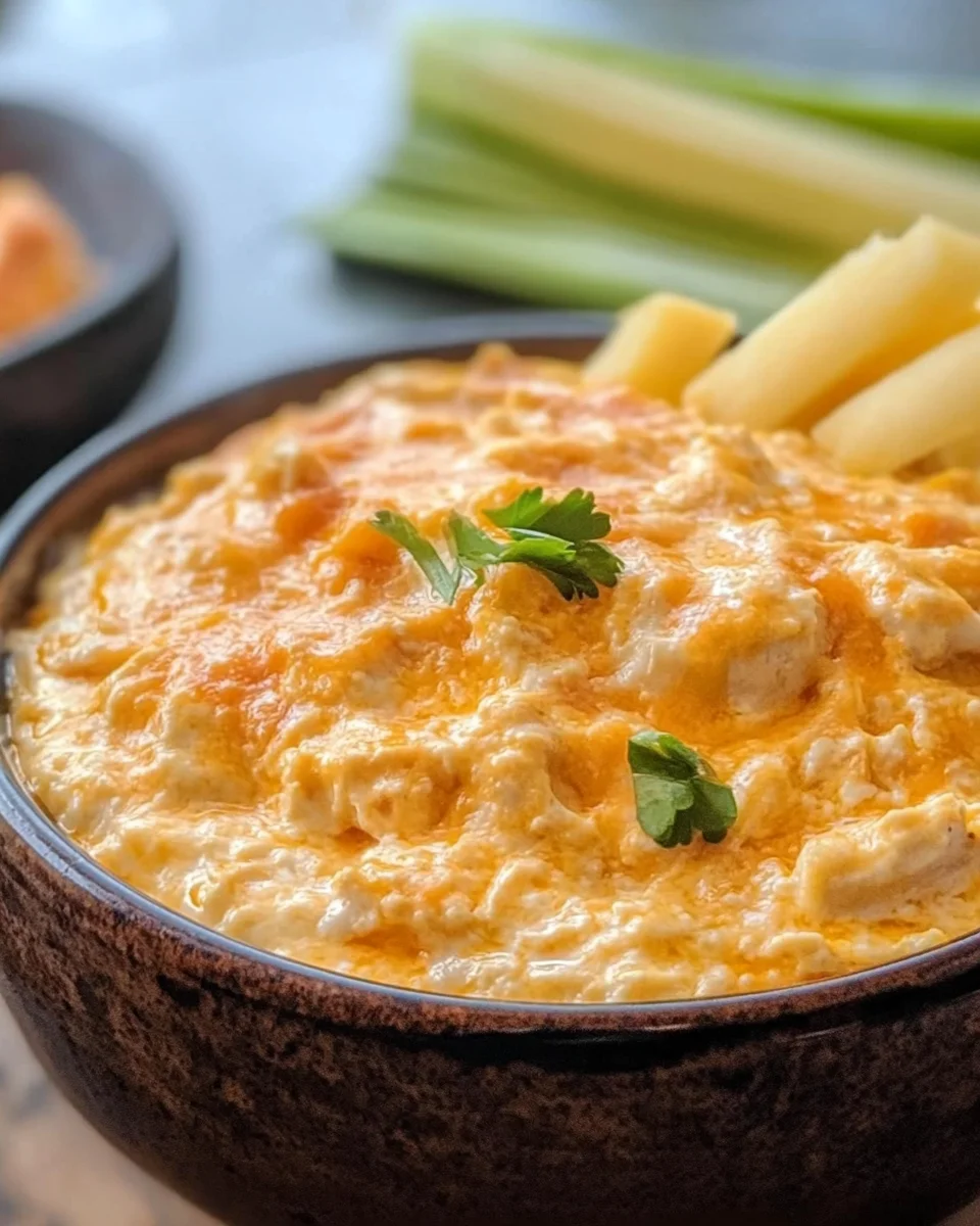 Crockpot Buffalo Chicken Dip Recipe