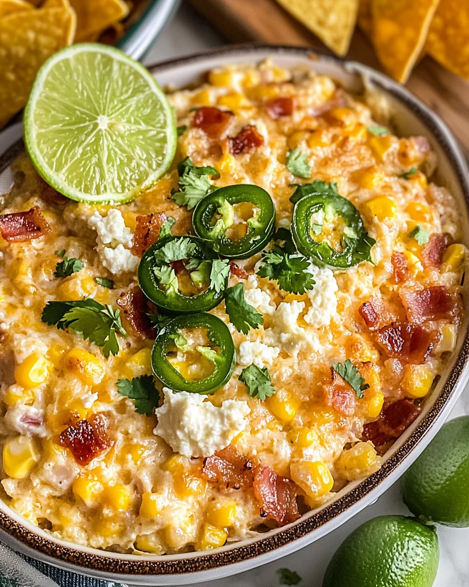 Crockpot Jalapeno Corn Dip