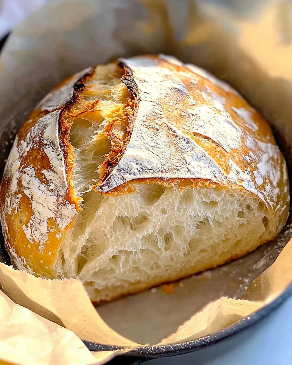 Dutch Oven No Knead Crusty Bread 17 Dutch