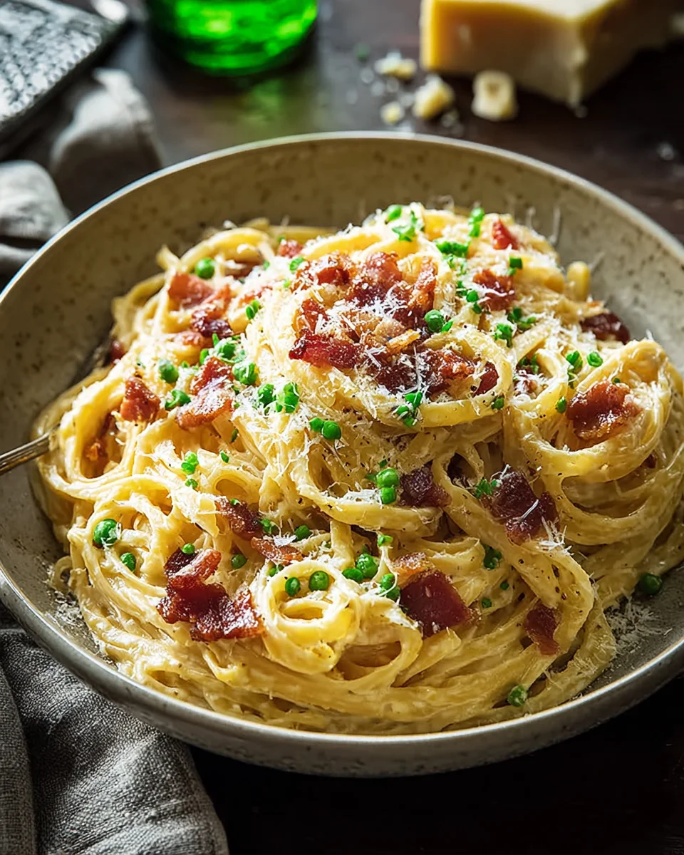 Easy Creamy Carbonara Pasta