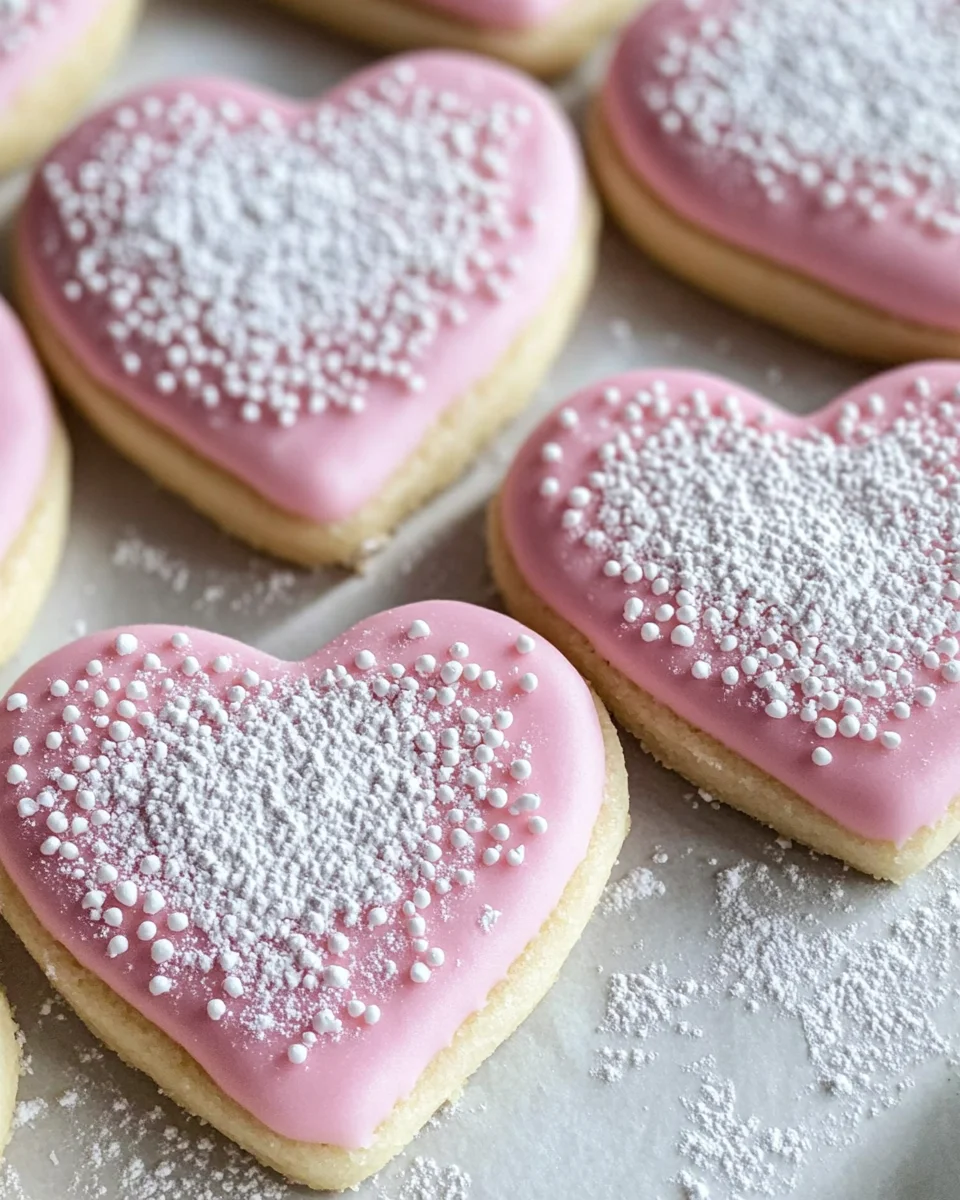 Fast and Easy Valentine's Sugar Cookies