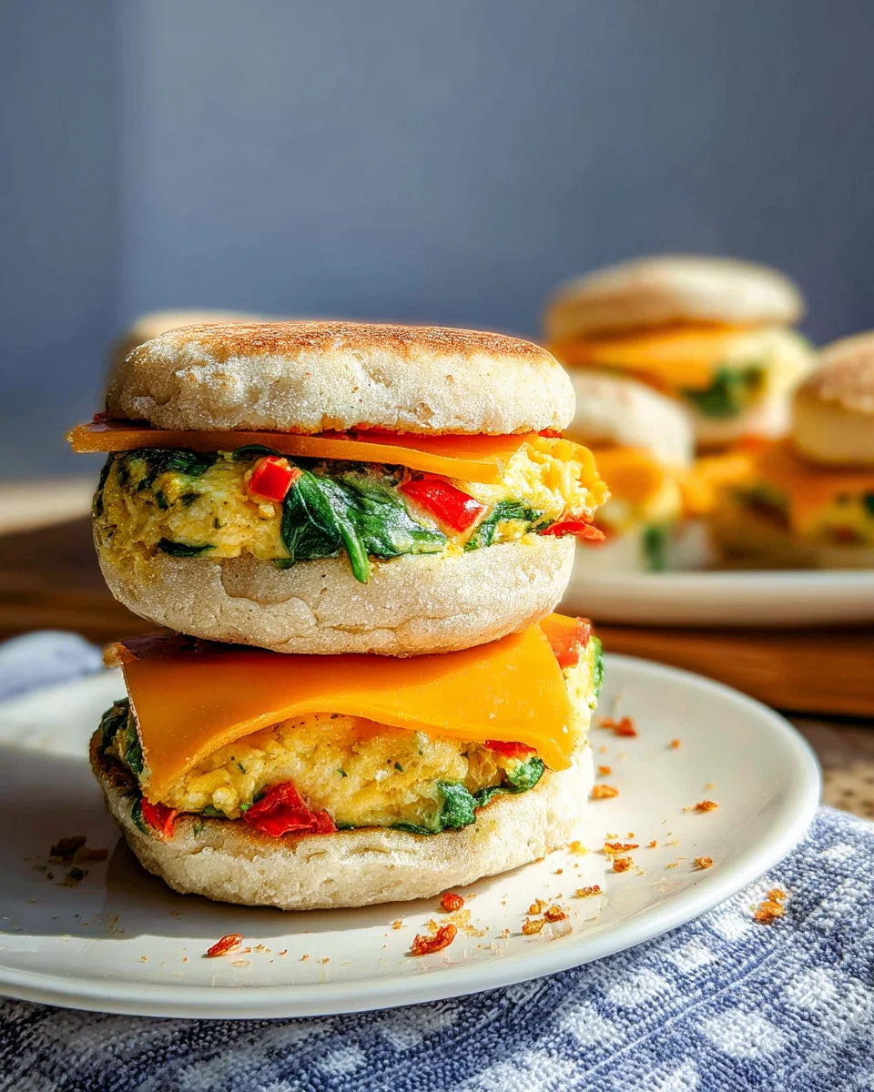 Freezer Friendly Breakfast Sandwiches