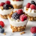 Frozen Yogurt Granola Cups