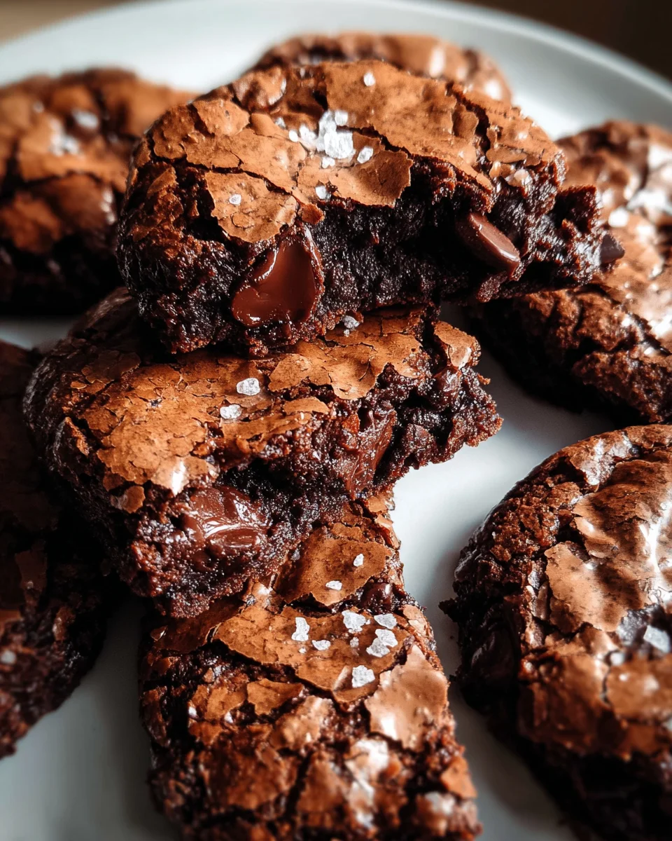 Fudgy Chewy Browkies (Brookies)