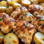 Garlic Parmesan Chicken and Potatoes (One-Pan Dinner)