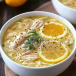 Greek Lemon Chicken Soup