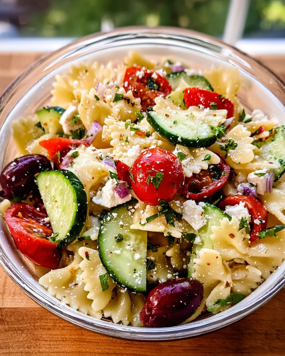 Greek Pasta Salad Recipe
