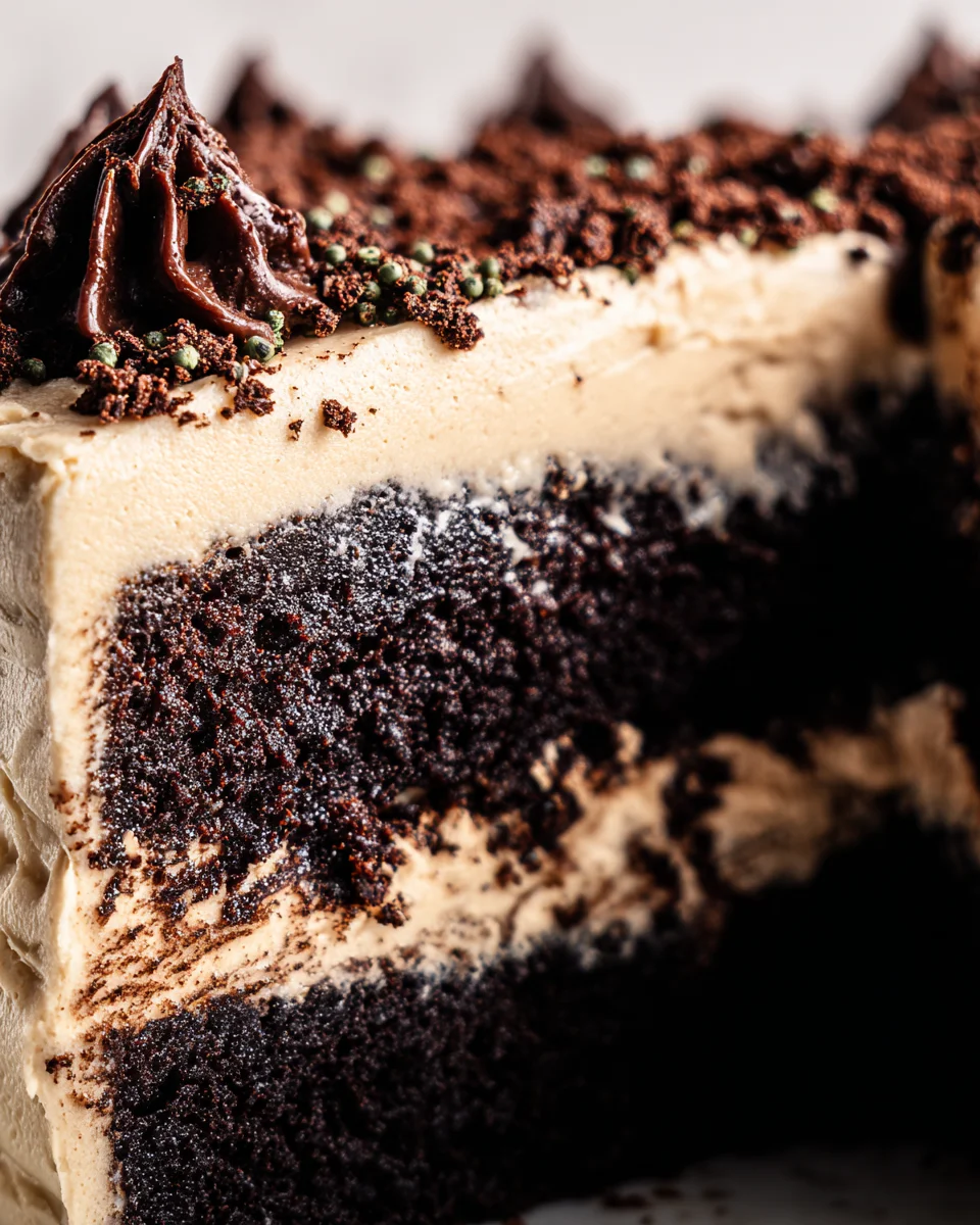 Guinness Chocolate Cake with Irish Buttercream