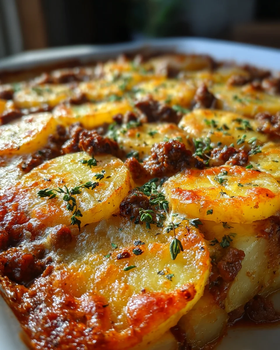 Hamburger Potato Casserole Recipe