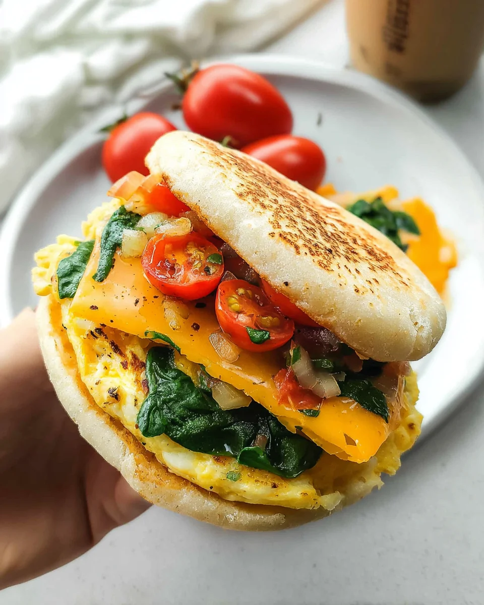 Healthy Breakfast Sandwich (A make-ahead recipe)