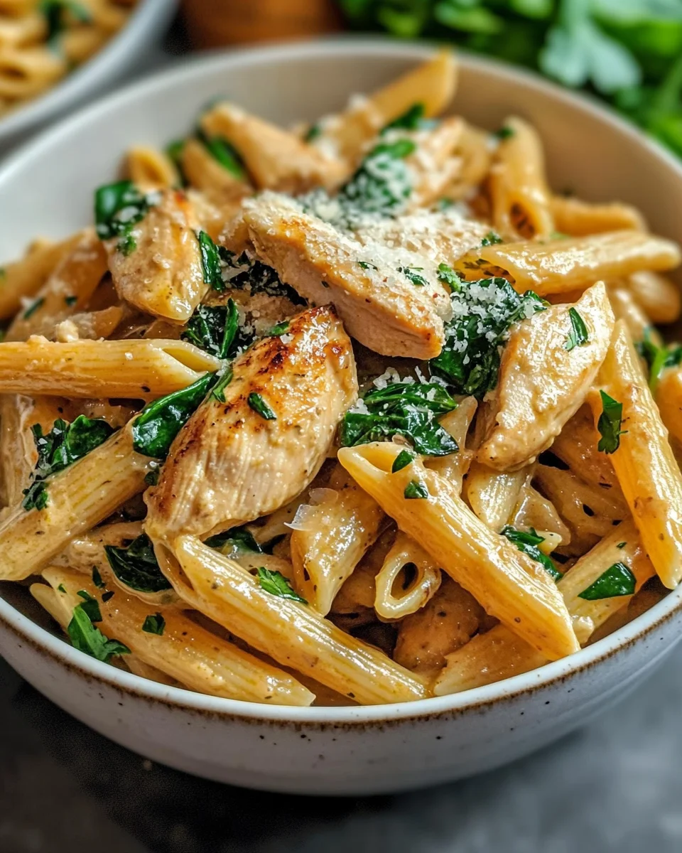 Healthy Garlic Parmesan Chicken Pasta 27 Healthy