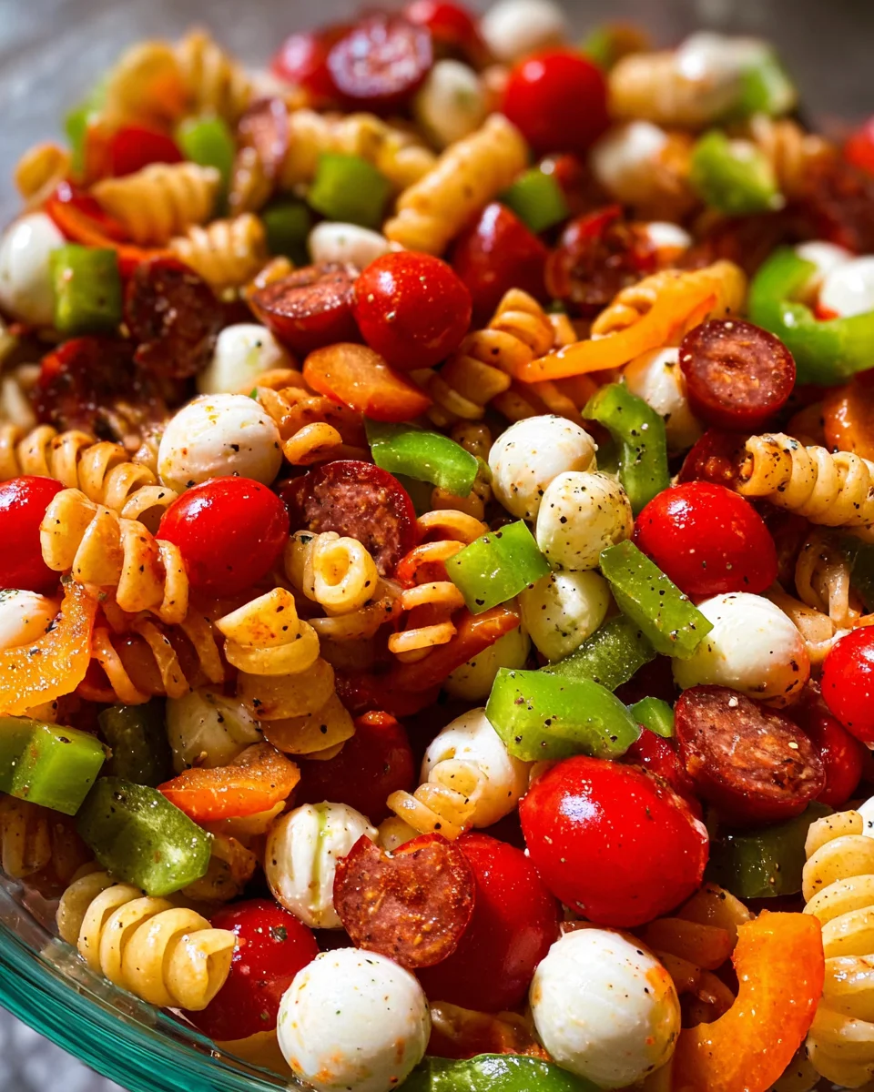 Healthy Italian Pasta Salad