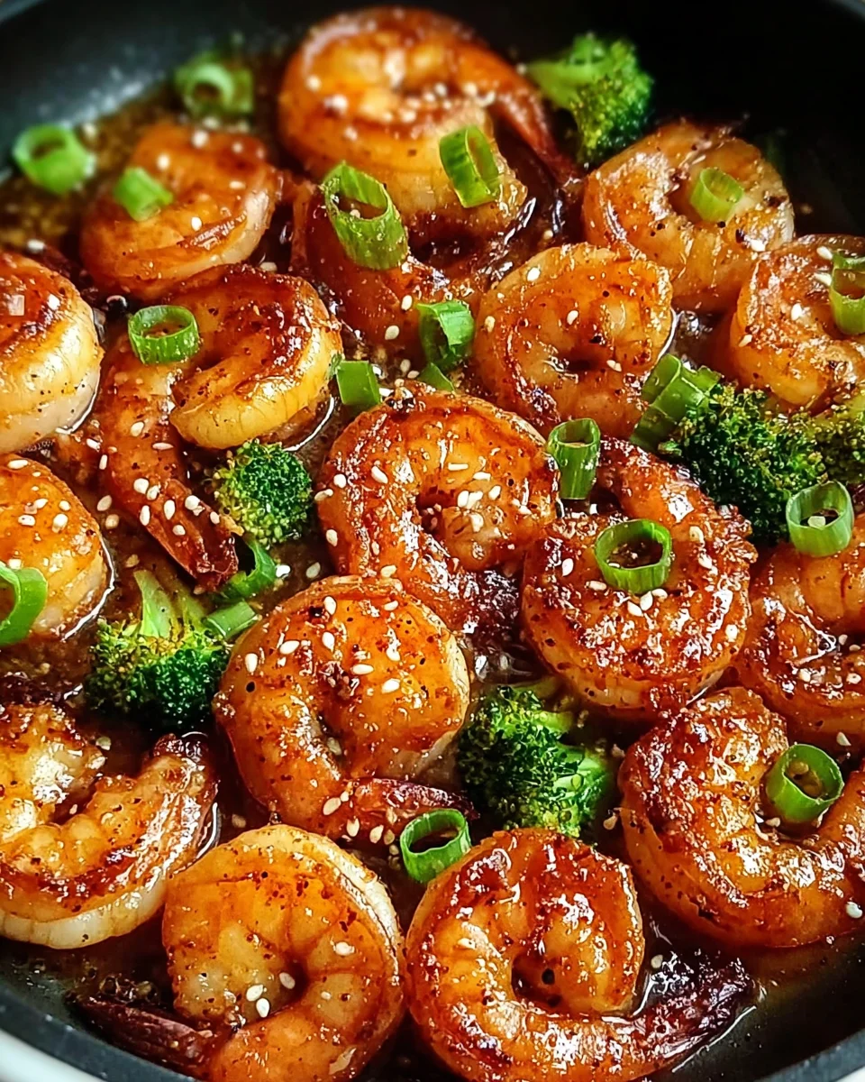 High-Protein Honey Garlic Shrimp