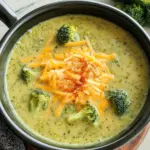 High Protein Broccoli Cheddar Soup