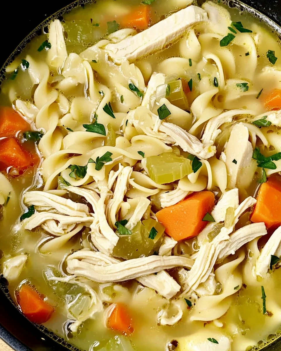 Homemade Chicken Noodle Soup