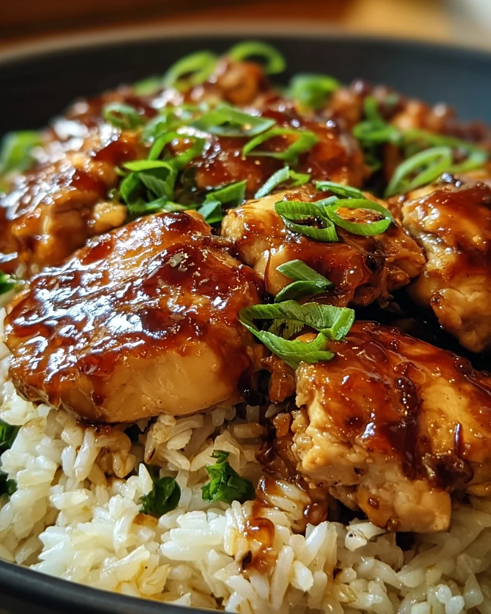 Honey BBQ Chicken Rice