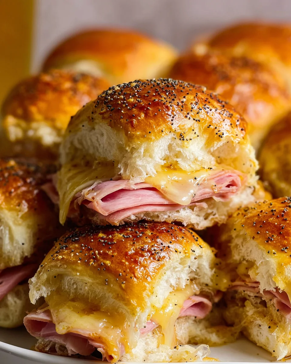 Hot Ham and Cheese Sliders