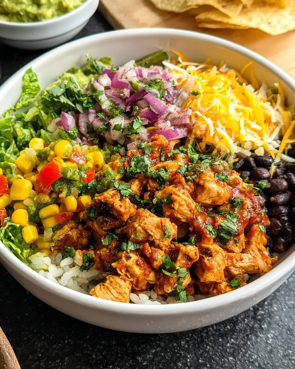 Instant Pot Chicken Burrito Bowl