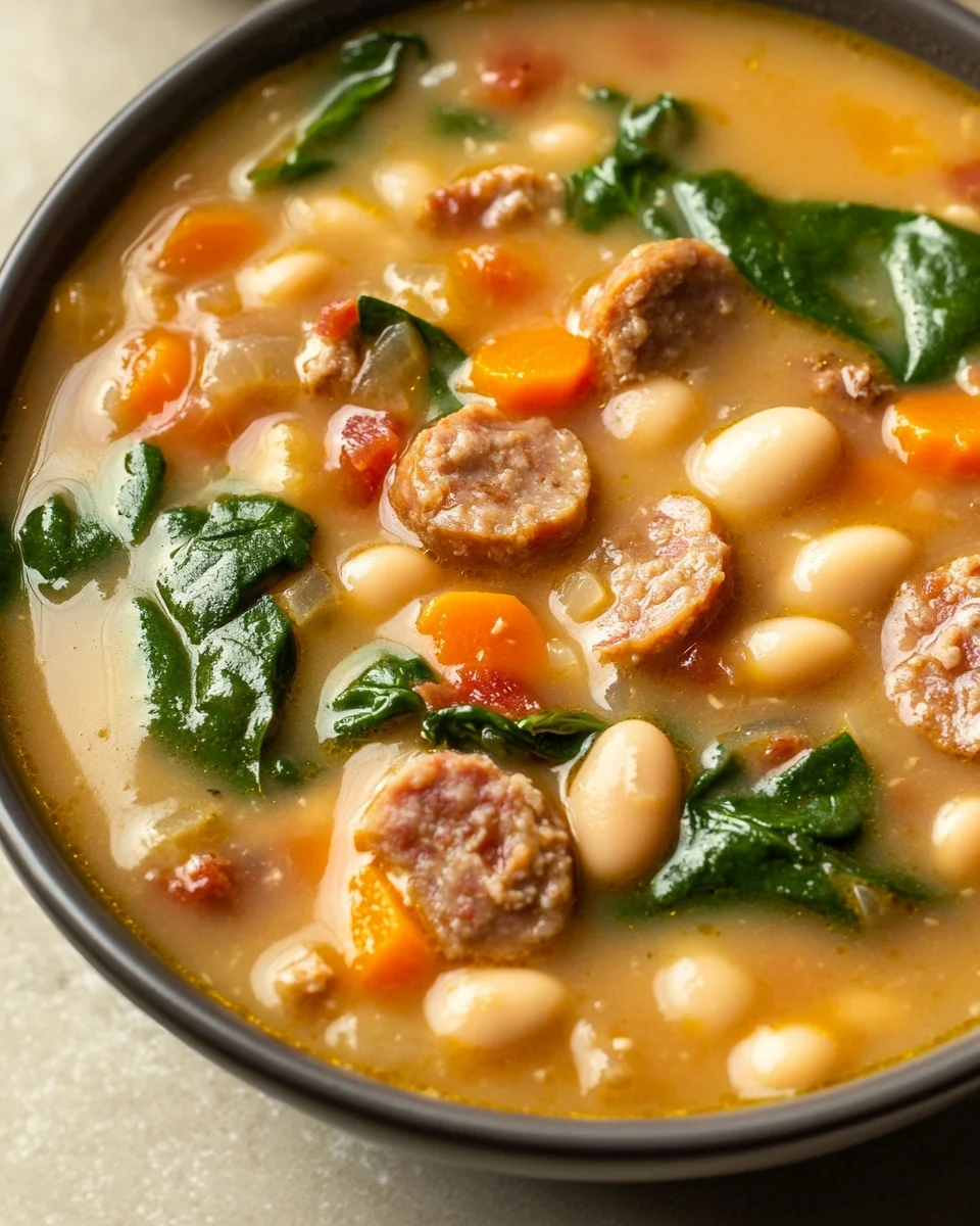 Italian Sausage White Bean Soup