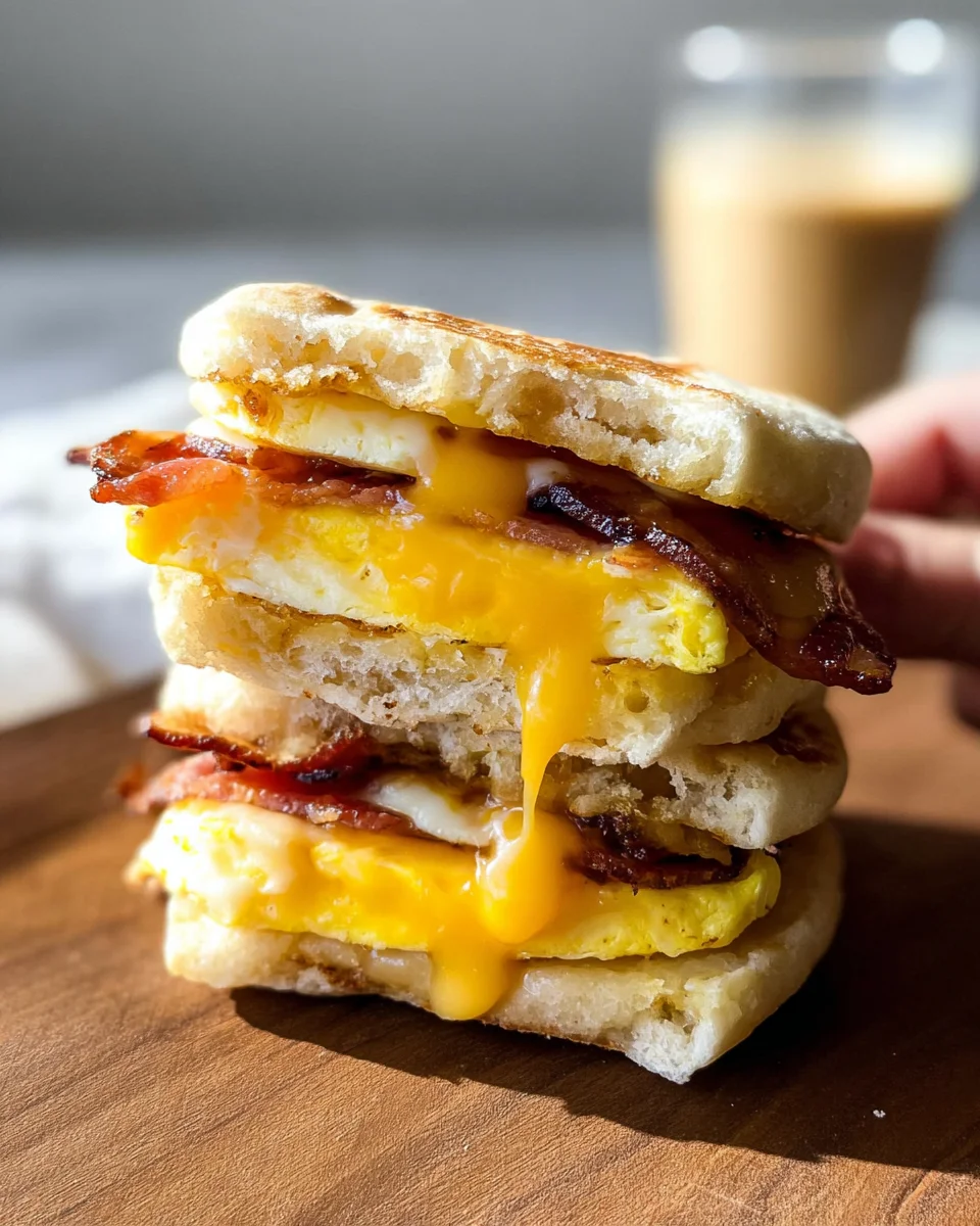 Make Ahead Breakfast Sandwiches