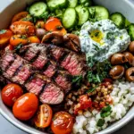 Mediterranean Steak Bowl Recipe
