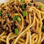 Mongolian Ground Beef Noodles