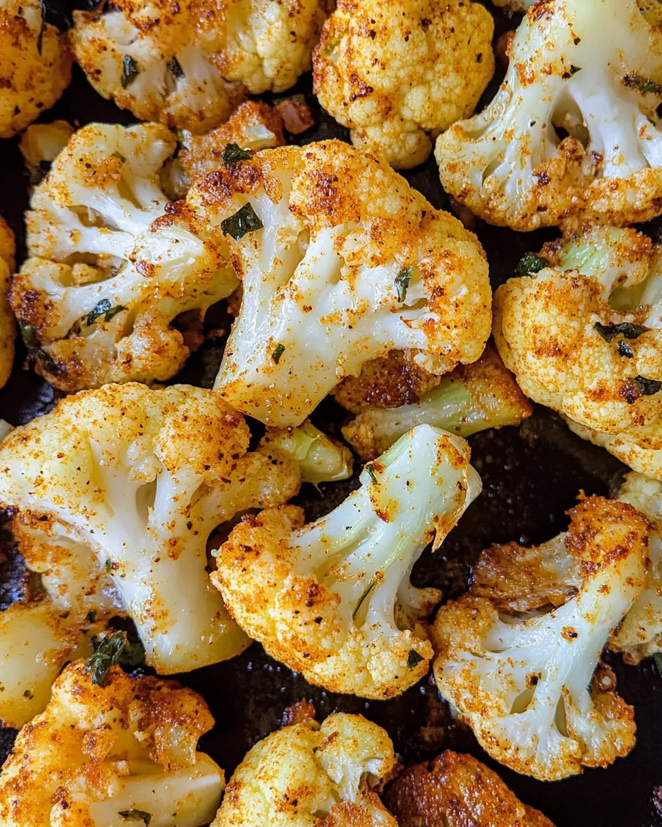 Oven Roasted Cauliflower Recipe