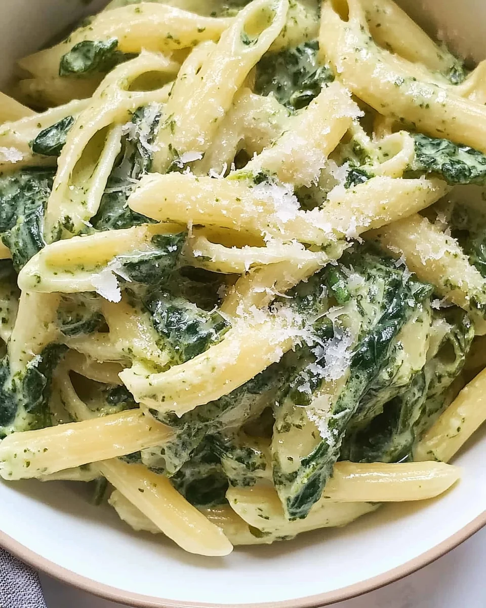 Pasta with Spinach Sauce 17 Pasta