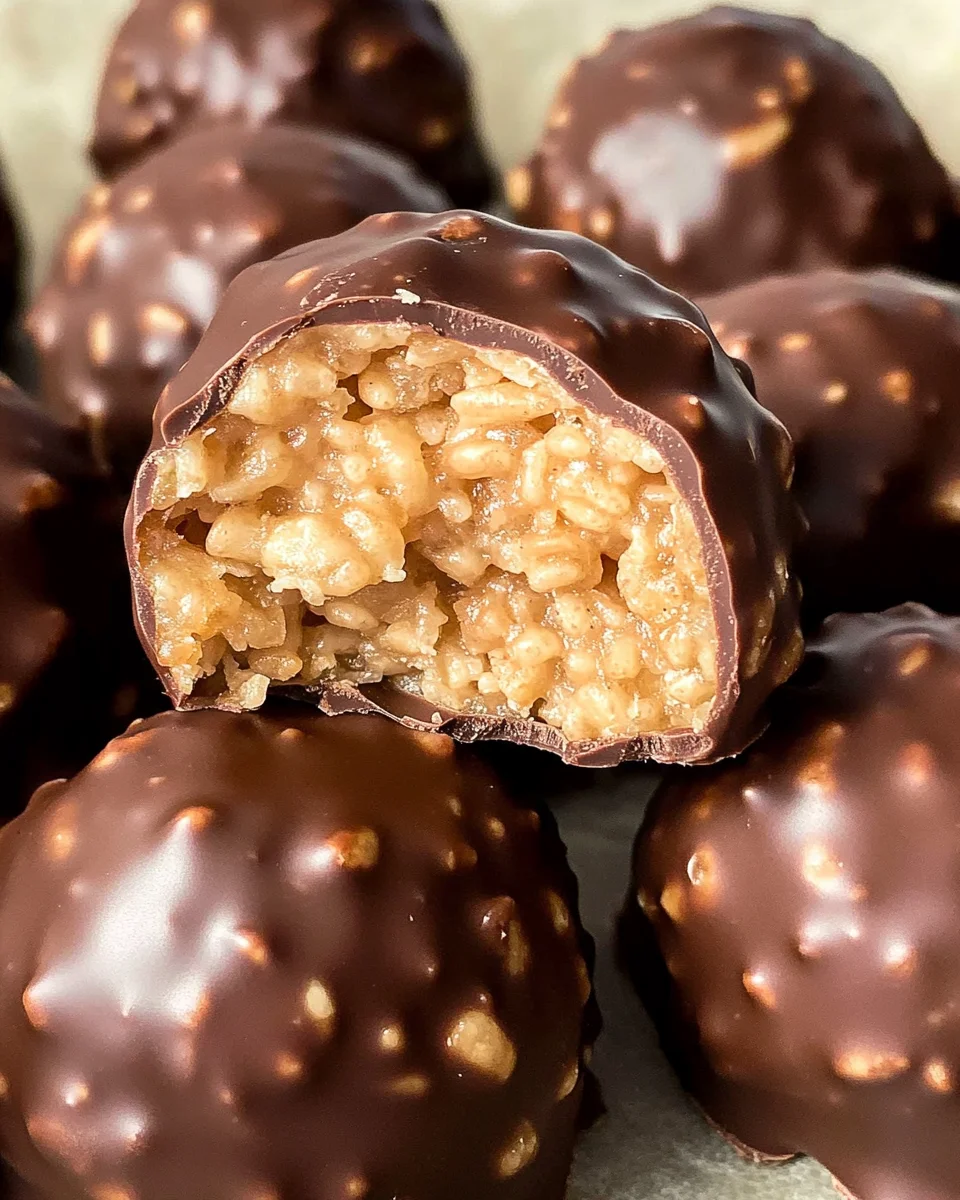 Peanut Butter Balls with Rice Krispies 21 Peanut Butter Balls with Rice Krispies