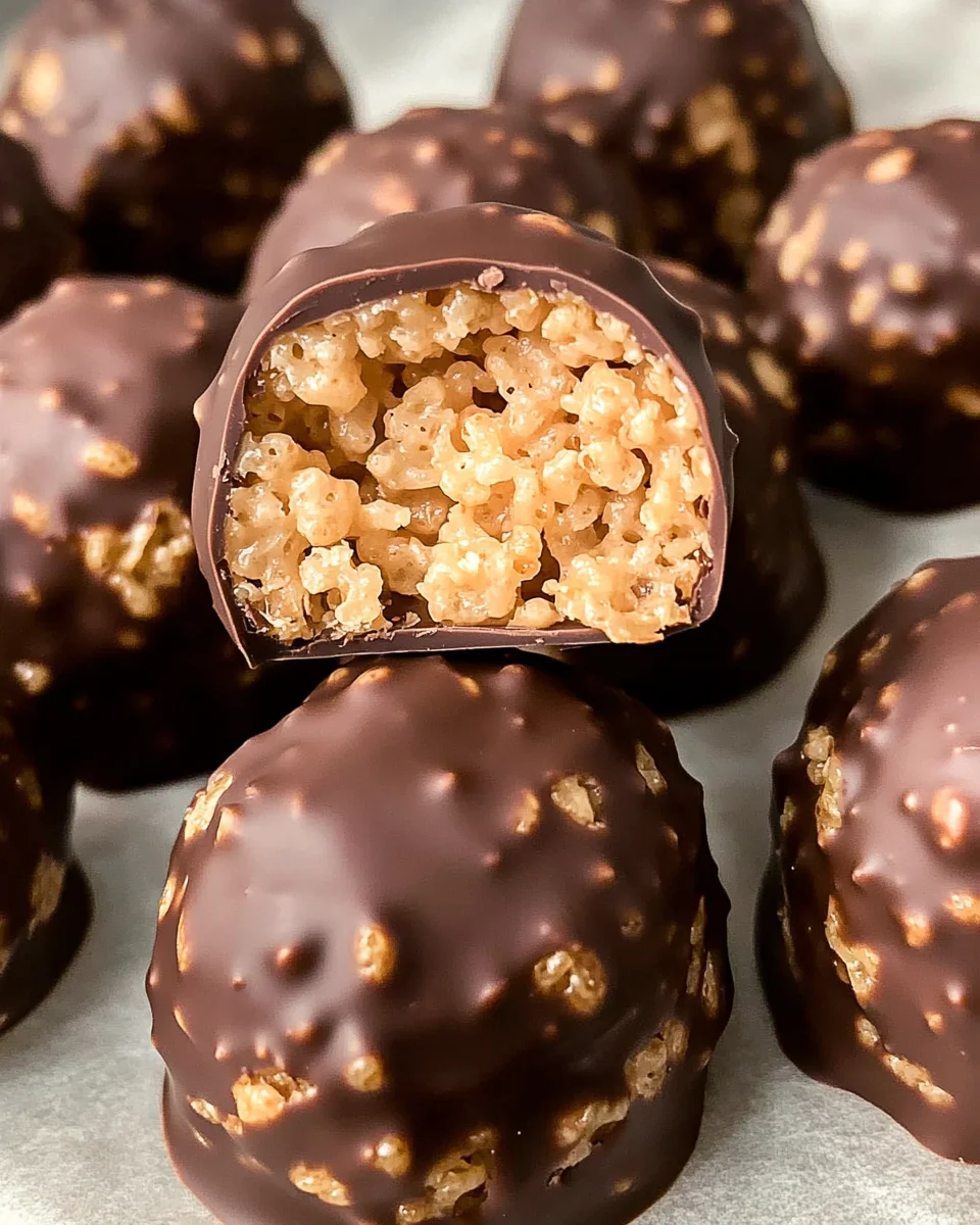 Peanut Butter Balls with Rice Krispies 18 Peanut