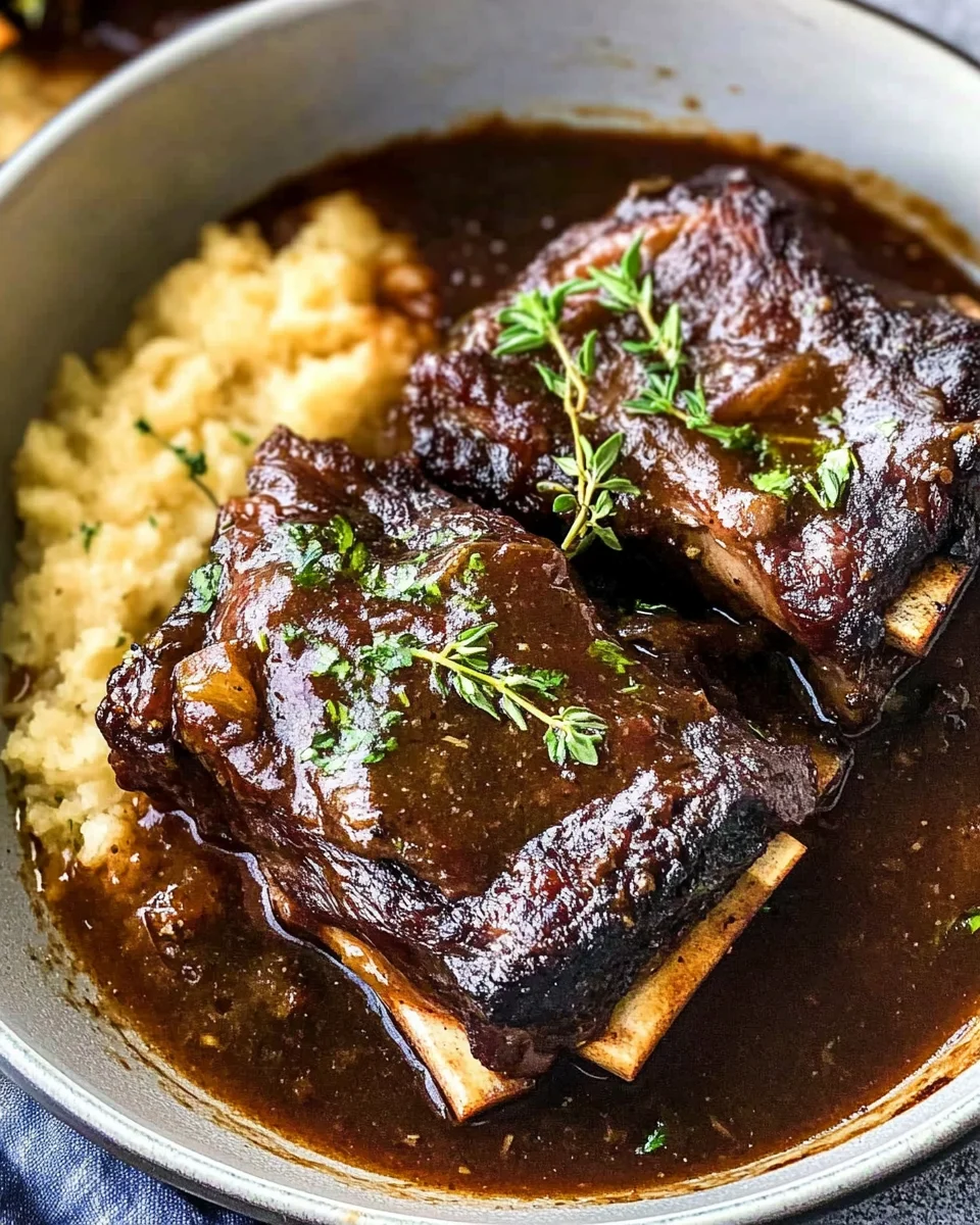 Red Wine Braised Short Ribs in Dutch Oven 23 Red