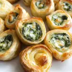 Spinach Dip in Bite-Sized Pinwheels