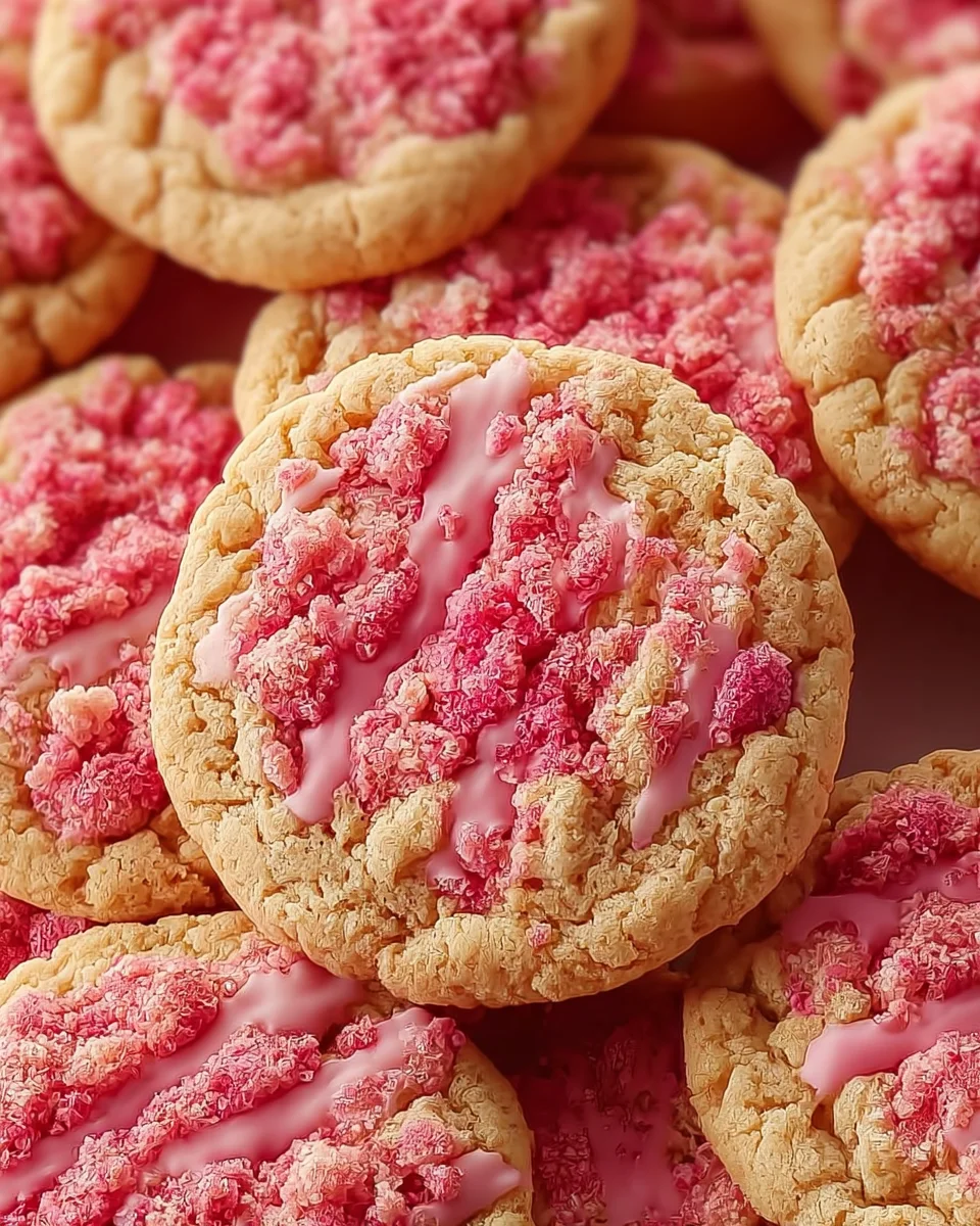 Strawberry Crunch Cookies 29 Strawberry Crunch Cookies