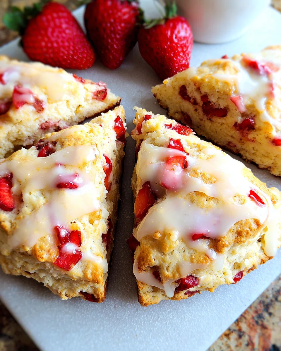 Strawberry Scones