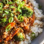 Teriyaki Turkey Rice Bowl