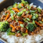 Teriyaki Turkey Rice Bowl