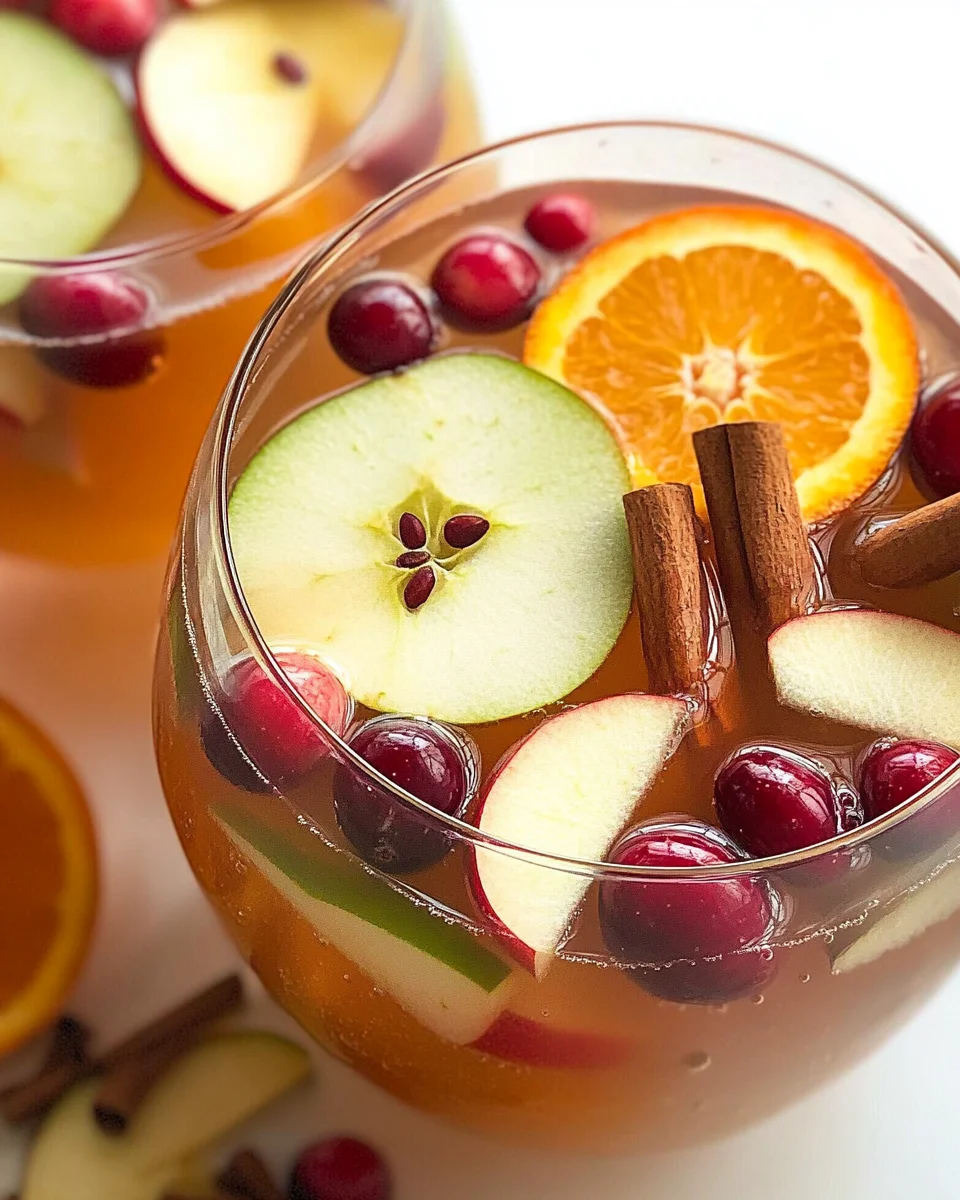Thanksgiving Punch Recipe (with non alcoholic option!)