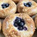 Three Ingredient Blueberry Bagels (High Protein, Low Carb)